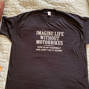 Novelty Motorcycle Shirt XXL NWOT